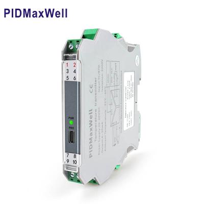 Programmable din rail temperature transmitter
