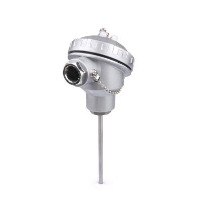 PT100 RTD sensor with adjustable compression fitting and connection box