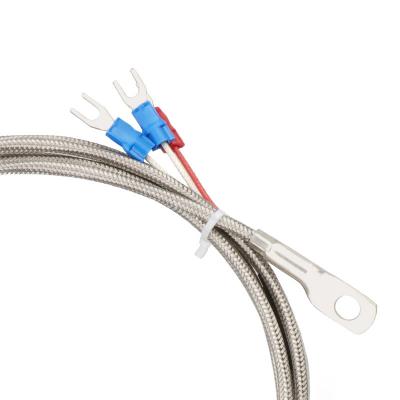 Bolt-on PT100 RTD sensor with ring terminal