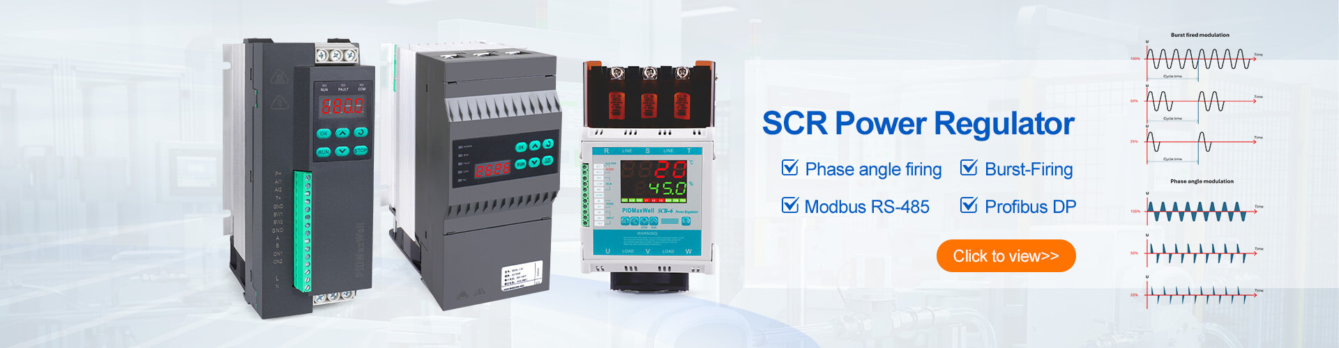 SCR power regulator